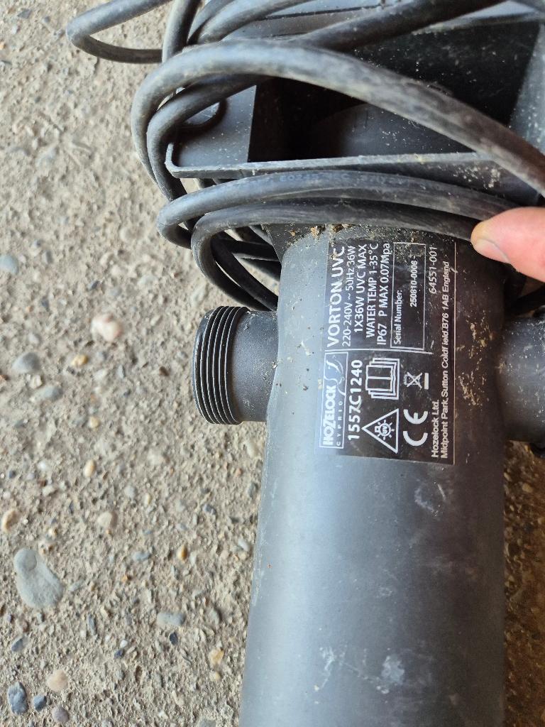 Hozelock vorton Vijverlamp, Tuin en Terras, Vijver-toebehoren, Ophalen, Gebruikt, Vijververlichting