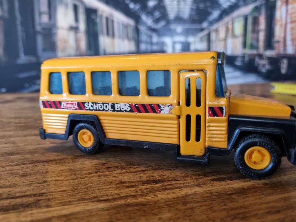 Vintage Buddy L School Bus Speelgoedmodel, Verzamelen, Ophalen of Verzenden, Gebruikt