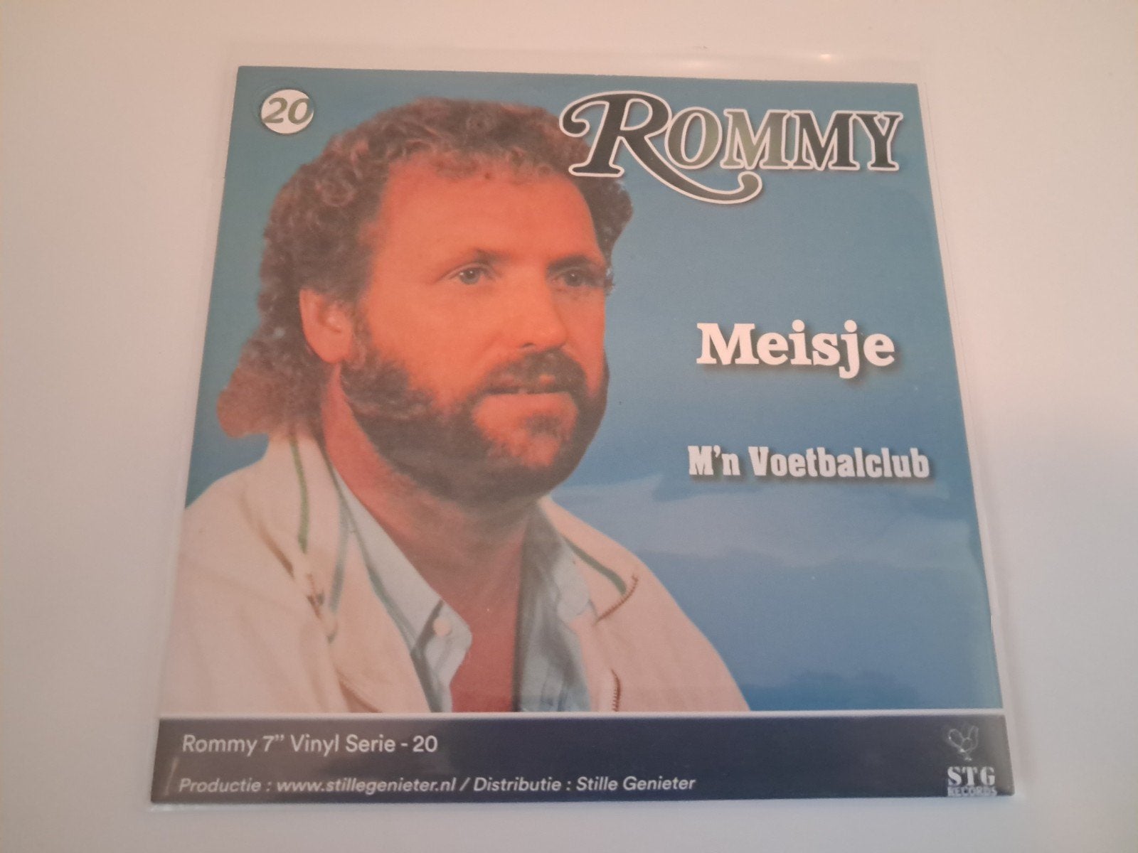 Rommy - Meisje / M'n Voetbalclub (7 inch vinyl single), Cd's en Dvd's, Vinyl Singles, Gebruikt, Nederlandstalig, EP, 7 inch, Ophalen
