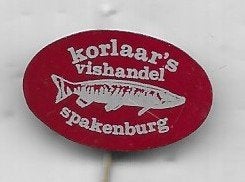 SPAKENBURG CORLAAS VISSEN GERELATEERDE SPELD, Verzamelen, Speldjes, Pins en Buttons, Ophalen of Verzenden, Gebruikt, Stad of Land