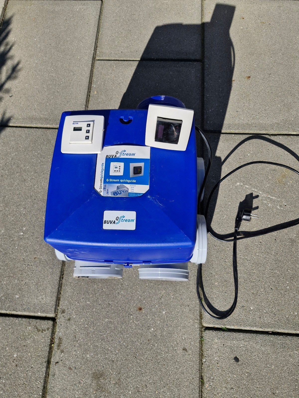 BUVA Q-Stream met 2 defecte display bedieningen., Ophalen of Verzenden, Gebruikt, Afzuiger
