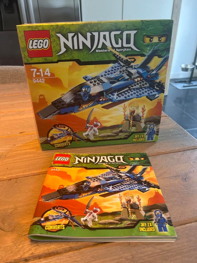 Lego Ninjago 9442 Jay ZX Storm Fighter, Ophalen of Verzenden, Zo goed als nieuw, Complete set, Lego