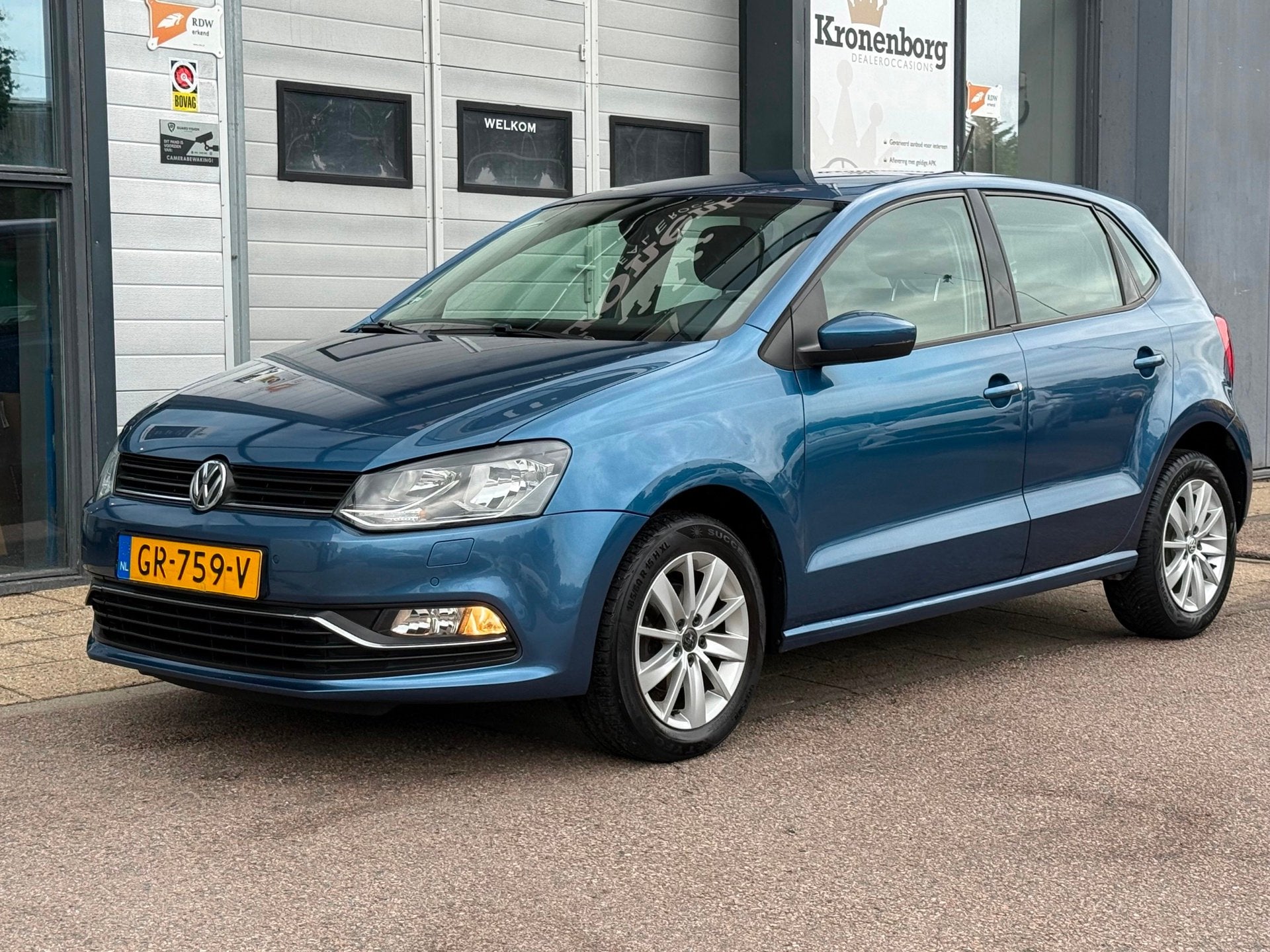 Volkswagen Polo 1.0 First Edition| CRUISECR| NAP|, Stof, Blauw, Handgeschakeld, Geïmporteerd