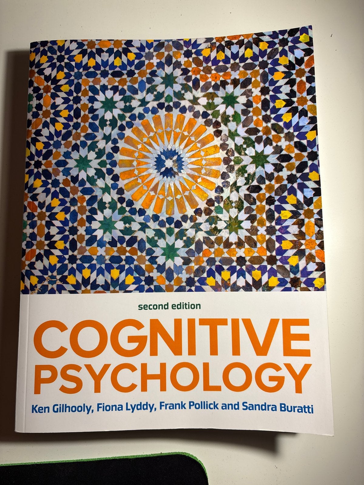 Cognitive Psychology - Tweede Editie, Ophalen of Verzenden, Gamma, Zo goed als nieuw, WO