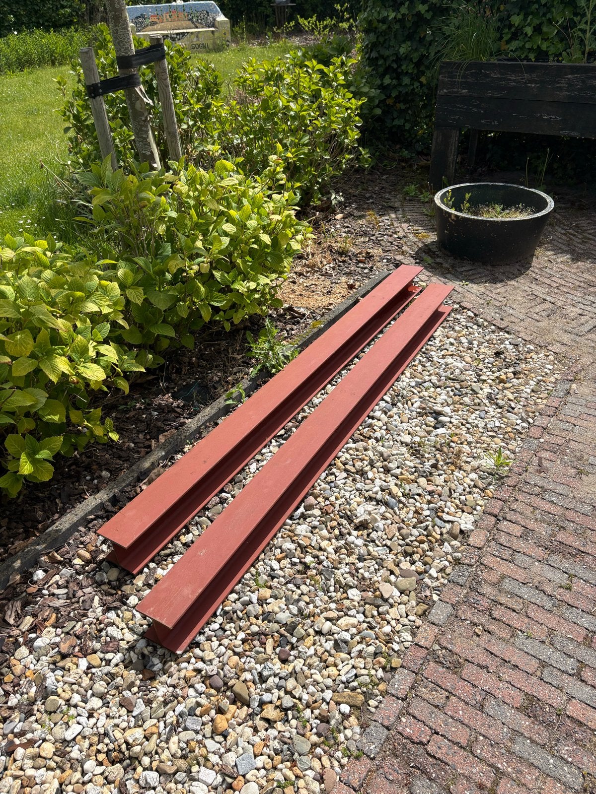 Stalen binten - Ideaal voor constructie of decoratie, Doe-het-zelf en Verbouw, Ophalen, Gebruikt, IJzer