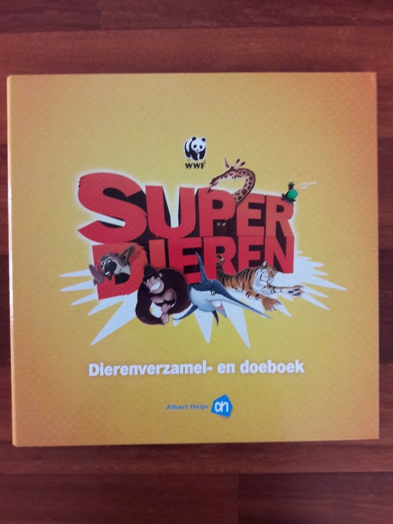 Super Dieren Dierenverzamel- en doeboek AH geel, Verzamelen, Albert Heijn, Ophalen of Verzenden