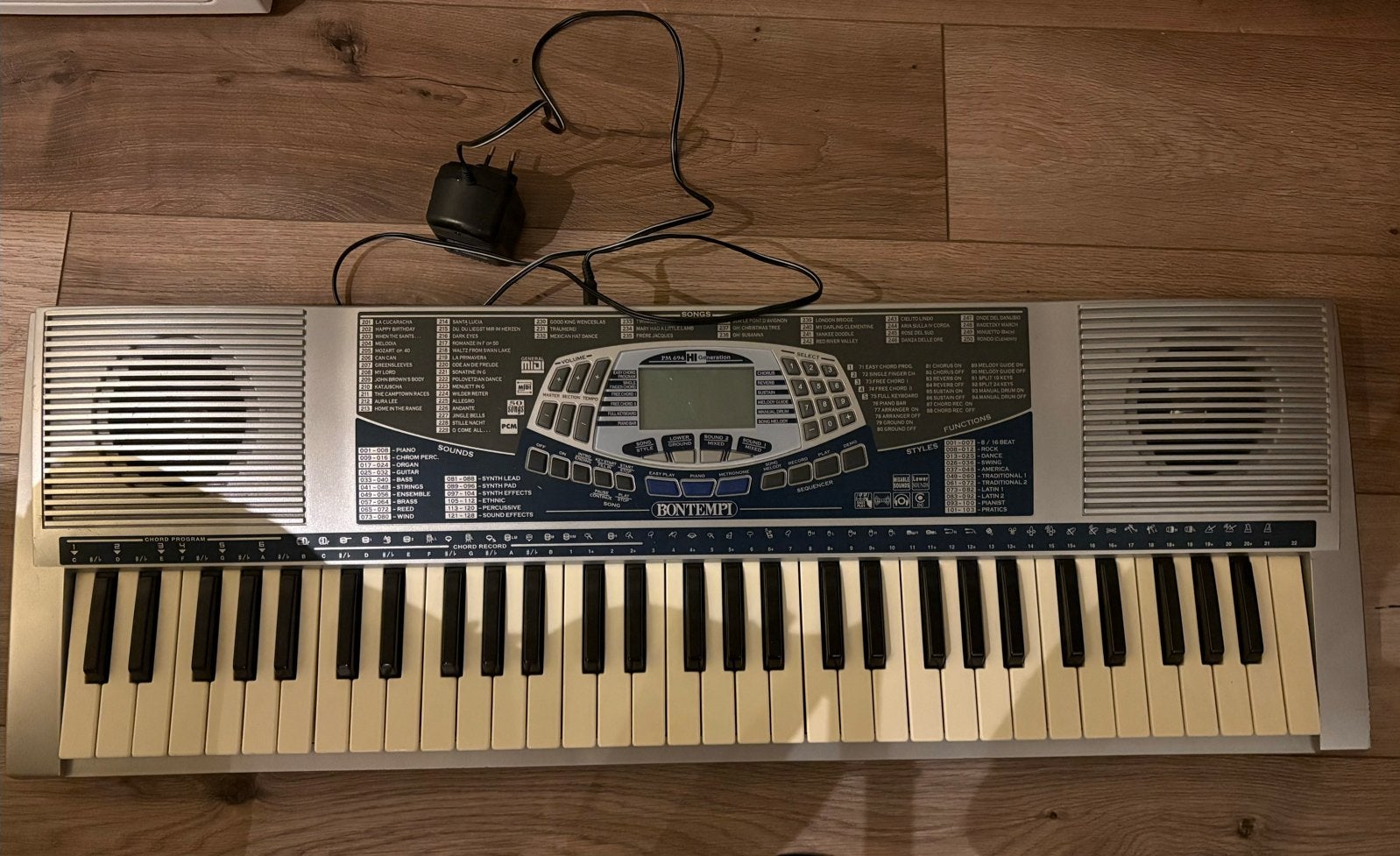 Bontempi keyboard met 61 toetsen, Ophalen, Gebruikt, 61 toetsen, Overige merken