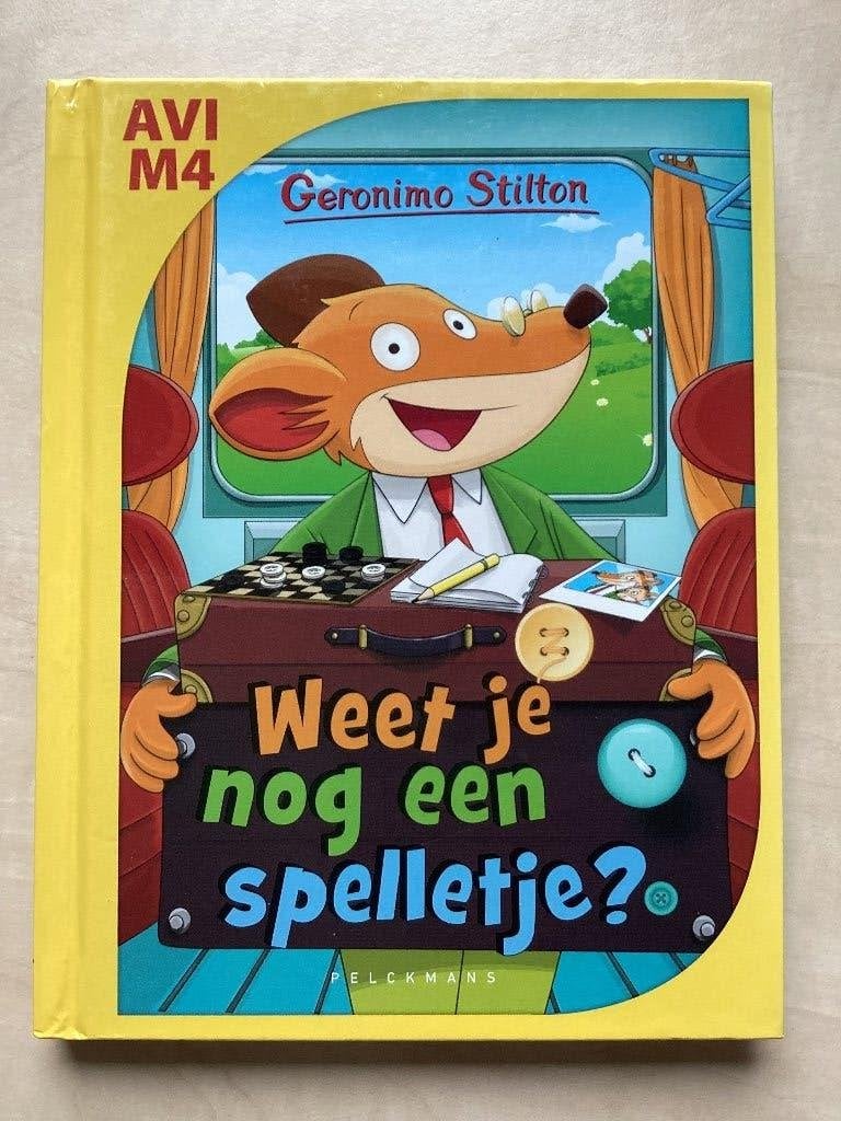 Geronimo Stilton - Weet je nog een spelletje?, Boeken, Ophalen, Fictie algemeen, Geronimo Stilton, Zo goed als nieuw