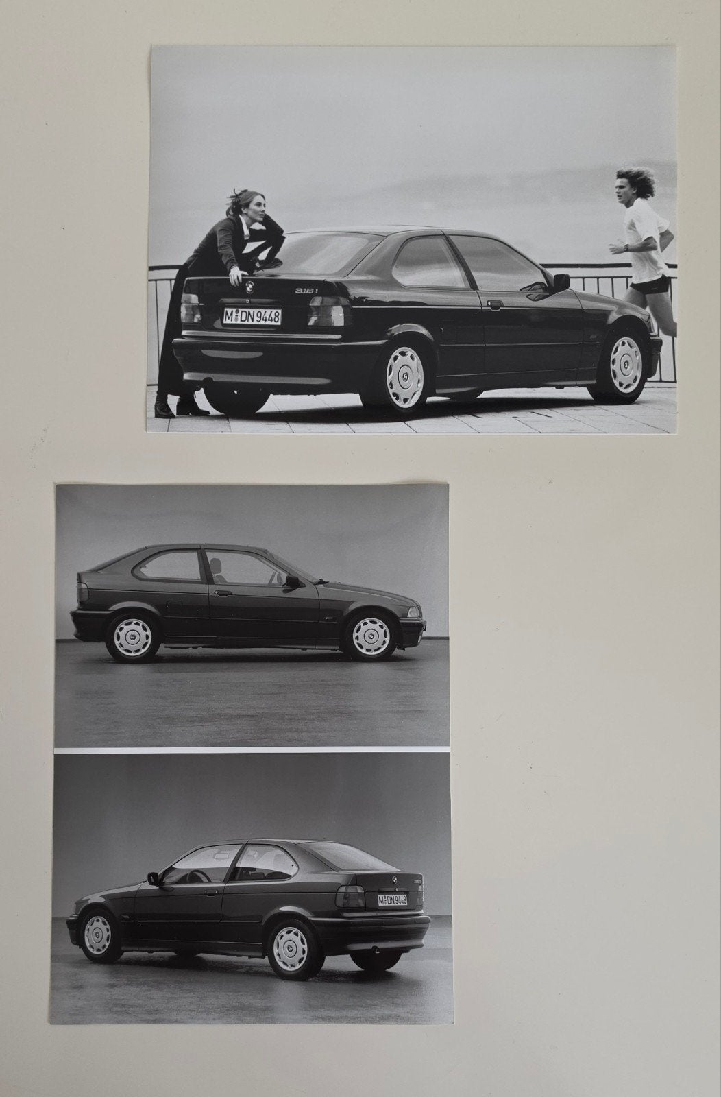 Originele BMW E36 Compact Persfoto's 1993 – In Envelop!, BMW PRESSE AG, Nieuw, Ophalen of Verzenden, BMW