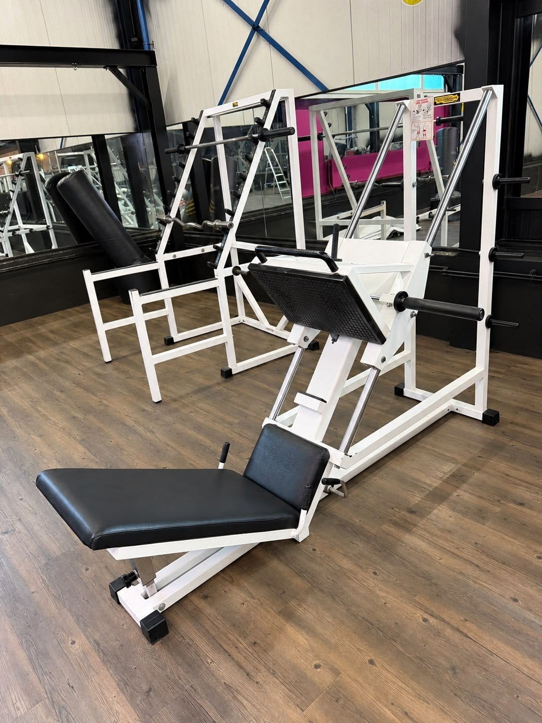 Technogym Isotonic Plate Loaded Linear Leg Press, Ophalen, Gebruikt, Benen, Overige typen