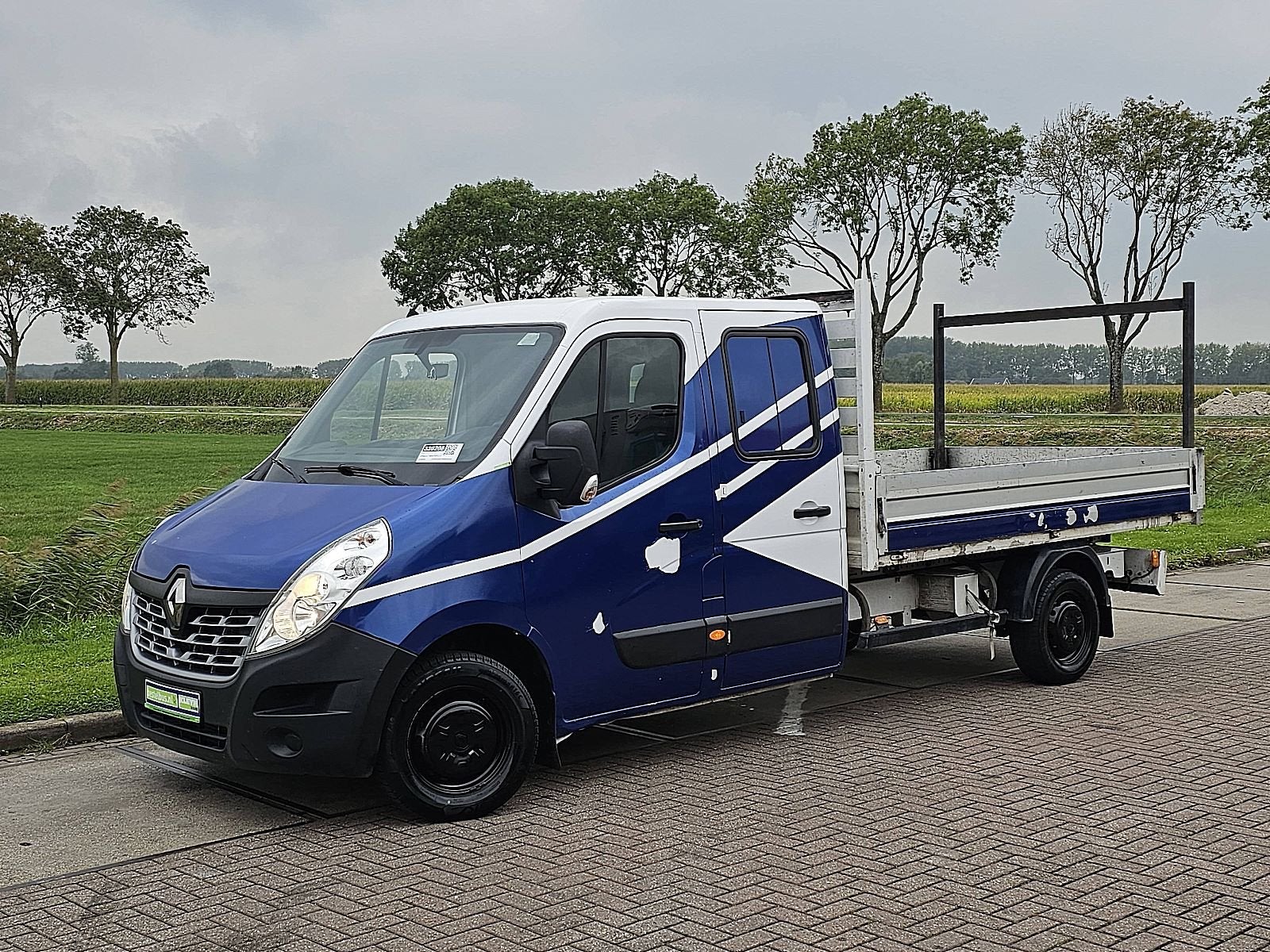 RENAULT MASTER 2.3 dub.cab open-laadbak, Auto's, 145 pk, Gebruikt, Euro 6, Overige kleuren