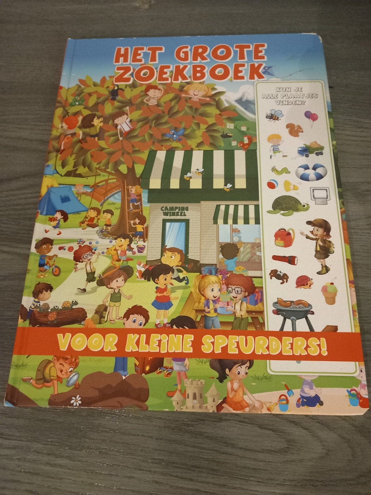 Zeer groot zoekboek met kartonnen pagina's (bijna A3), Boeken, Ophalen of Verzenden, Gelezen, Non-fictie