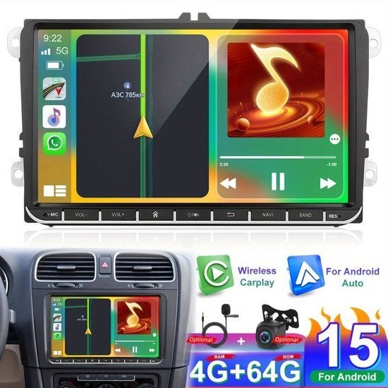 Android 15 Autoradio – Double Din Stereo – Touchscreen Radio, Corvance B.V., Verzenden, Nieuw, Corvancebol@gmail.com