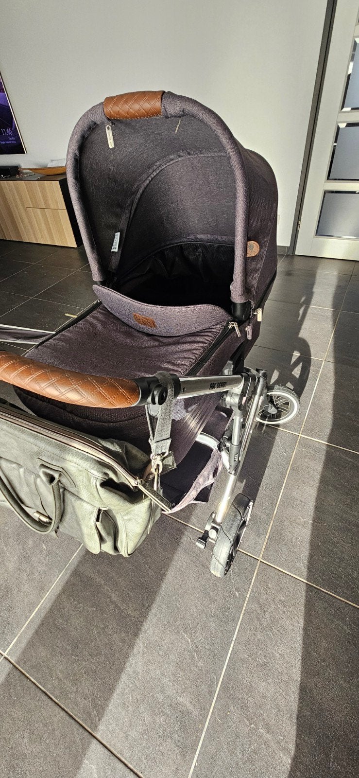 ABC Design Salsa 4 Air kinderwagen, Verstelbare duwstang, Zo goed als nieuw, Combiwagen, Ophalen