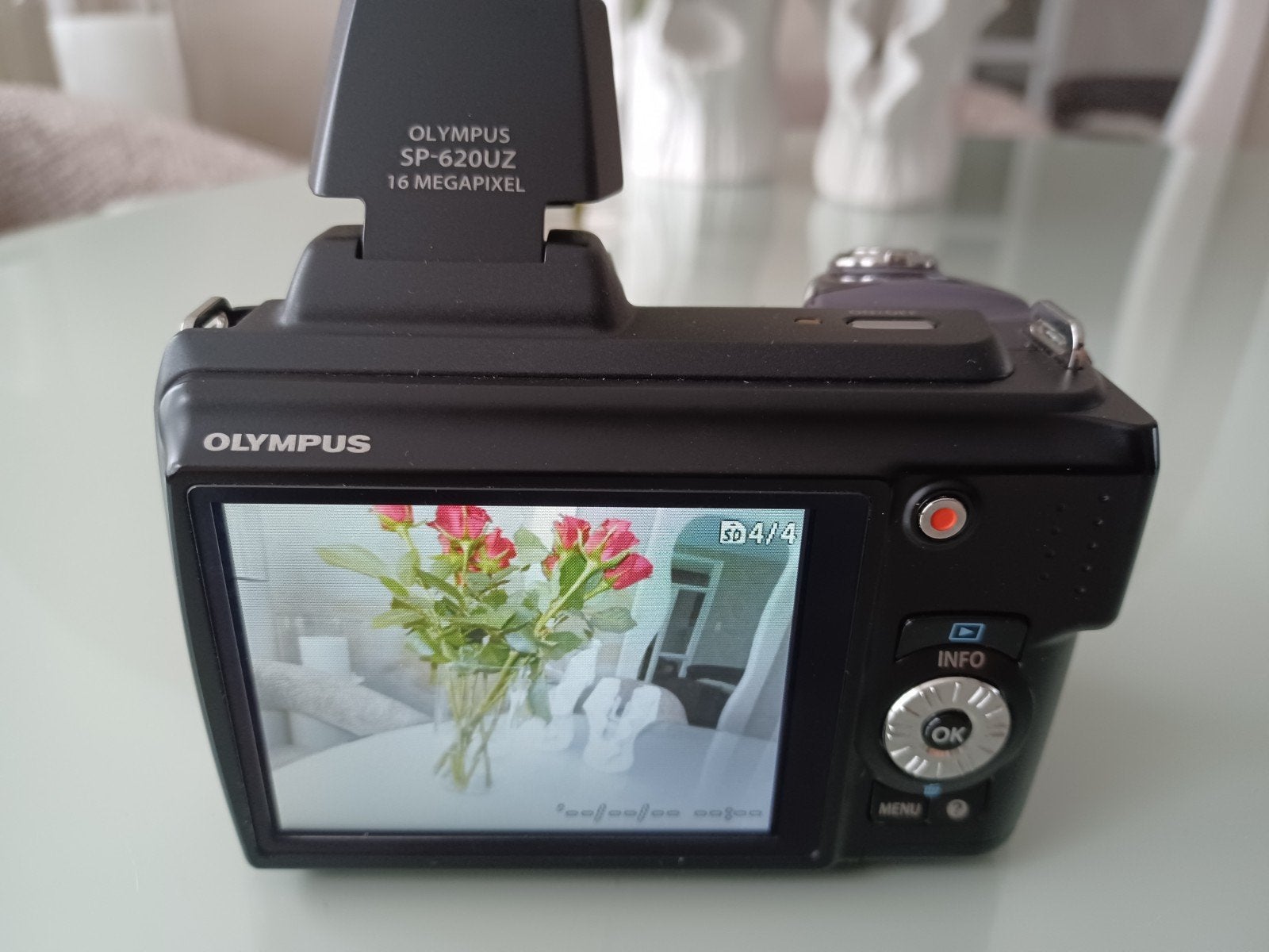 Olympus SP-620UZ 16 Megapixel Digitale Camera, Audio, Tv en Foto, Fotocamera's Digitaal, Ophalen