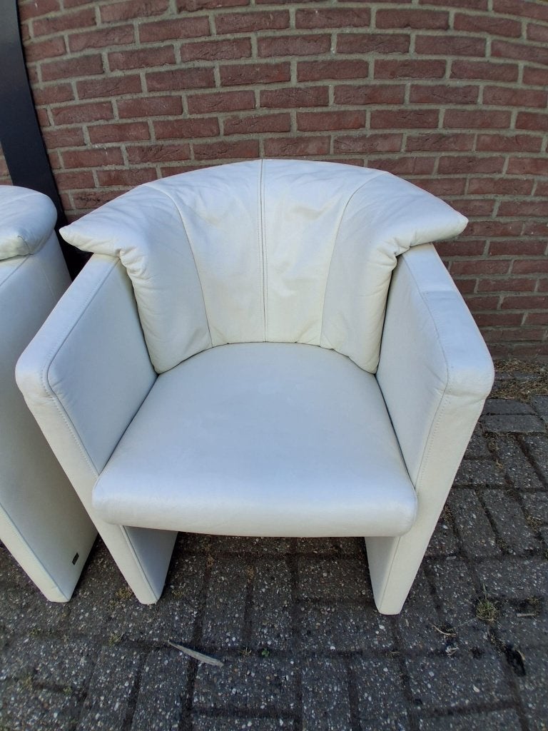 Eetkamerstoelen Rolf Benz, Huis en Inrichting, Stoelen, Ophalen, Gebruikt, Overige kleuren, Leer