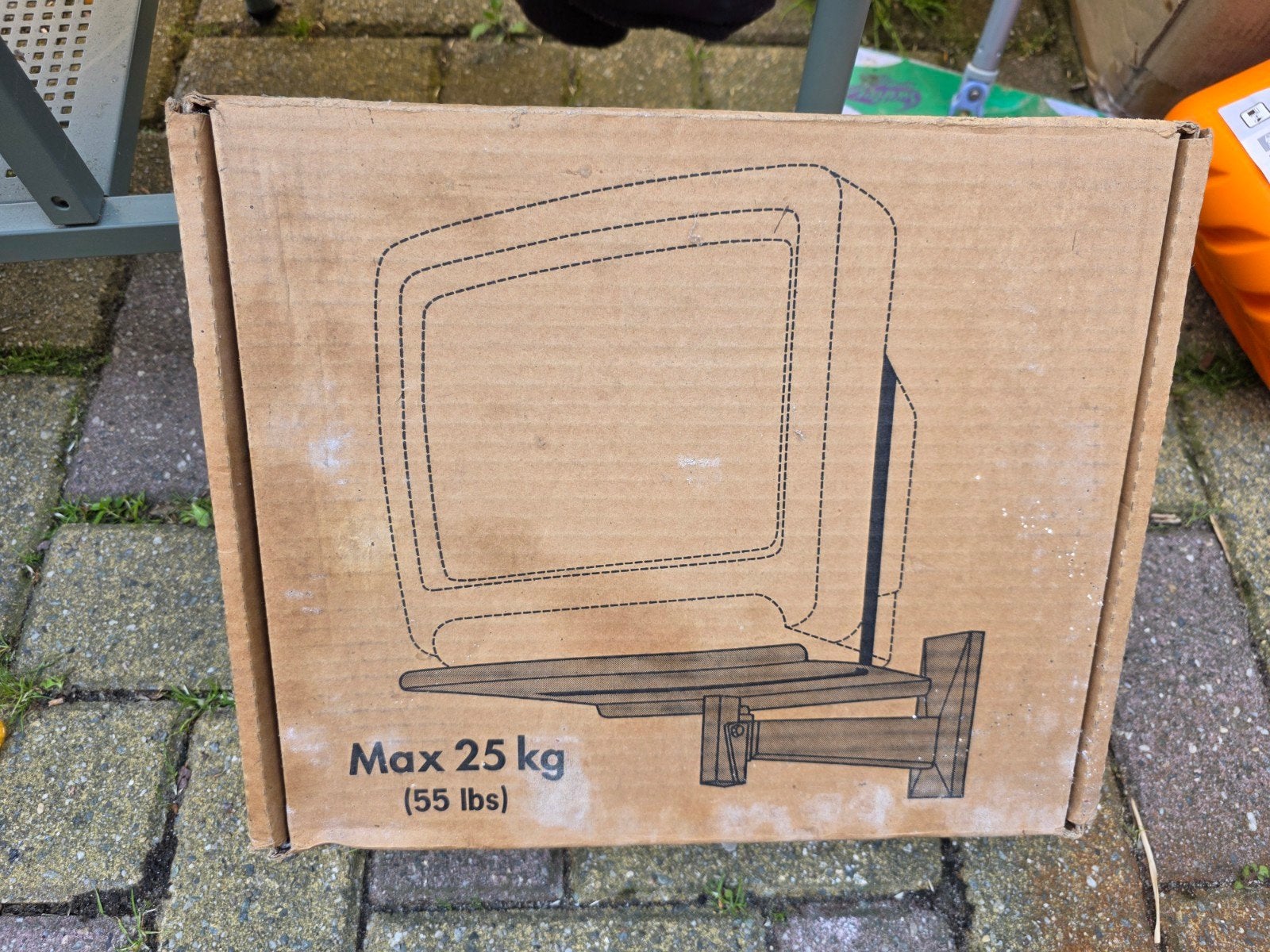Tv beugel, Ophalen