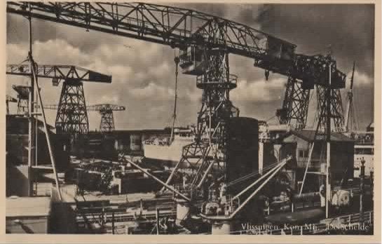 Vlissingen Kon. Mij. De Schelde, Verzenden, 1940 tot 1960, Ongelopen, Zeeland