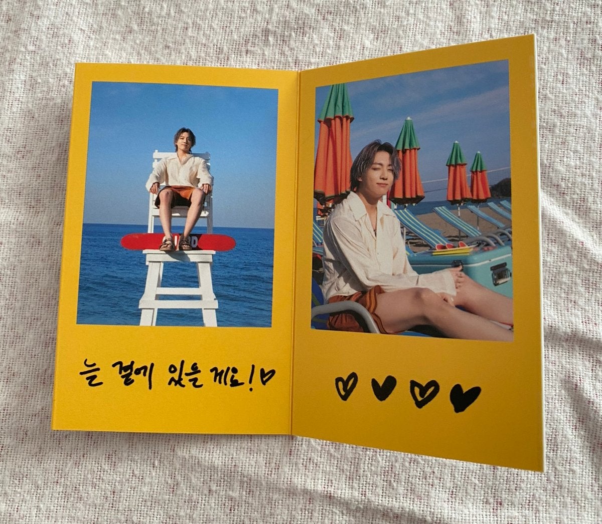 BTS Jungkook butter album photocard, Ophalen of Verzenden, Zo goed als nieuw, Foto of Kaart
