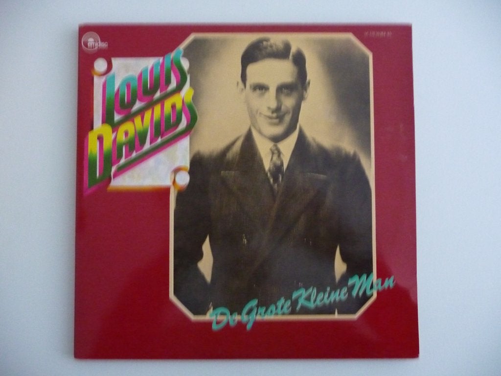 2lp LOUIS DAVIDS - DE GROTE KLEINE MAN - EMIDISC RECORDS, Ophalen of Verzenden, Gebruikt, 12 inch, Levenslied of Smartlap