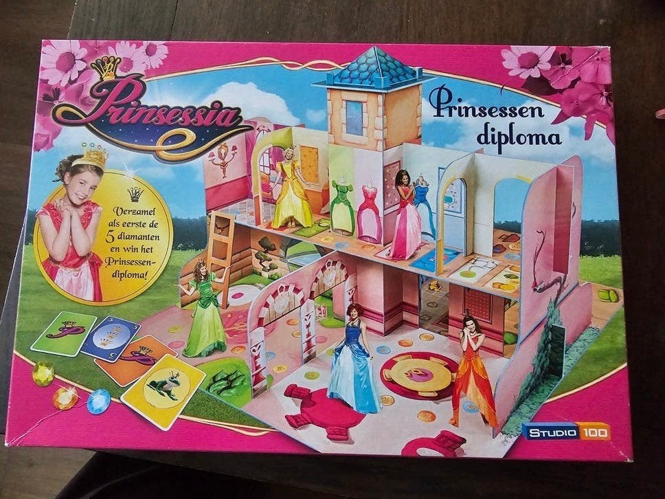 Prinsessia; Prinsessen diploma spel, Een of twee spelers, Ophalen of Verzenden, Zo goed als nieuw