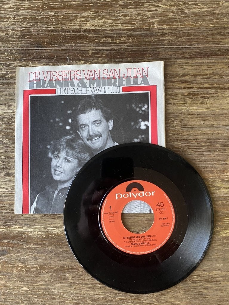 Frank En Mirella – De Vissers Van San Juan, Ophalen of Verzenden, Zo goed als nieuw, Nederlandstalig