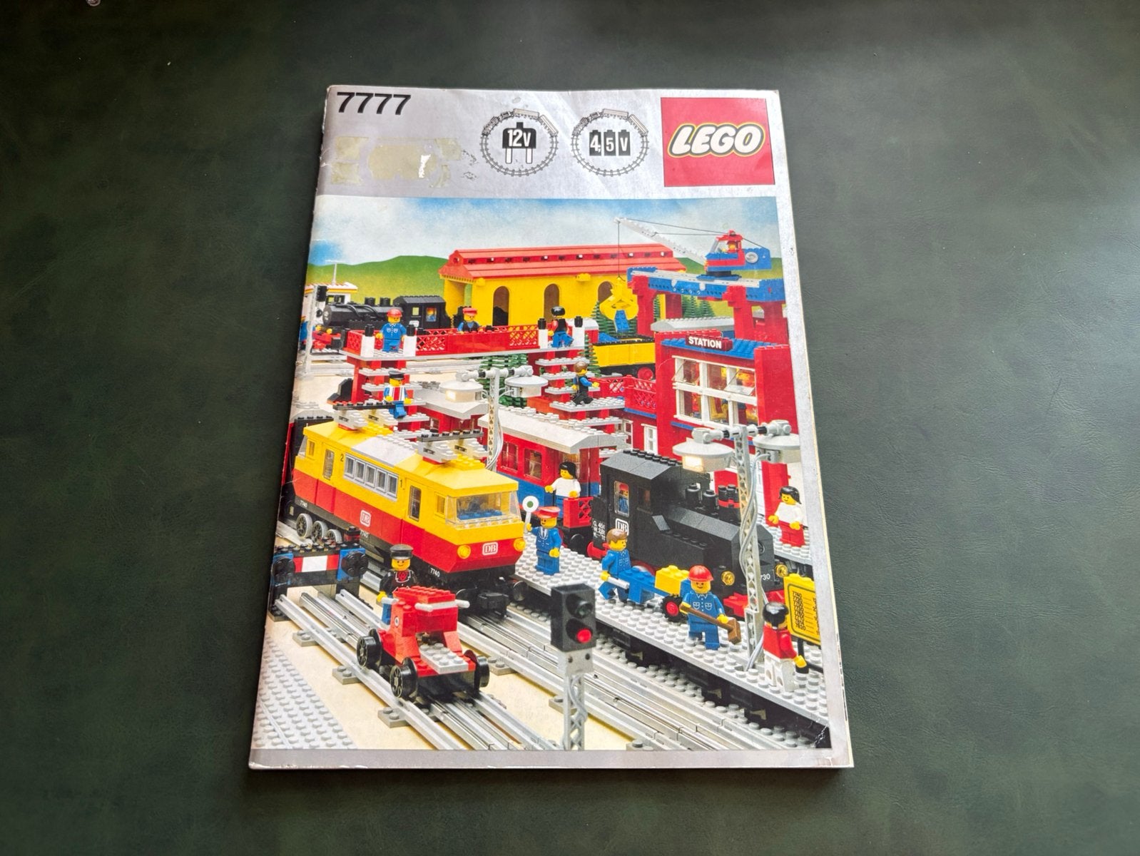 Lego 12v trein instructie boek 7777, Lego, Lego, Verzenden, Zo goed als nieuw
