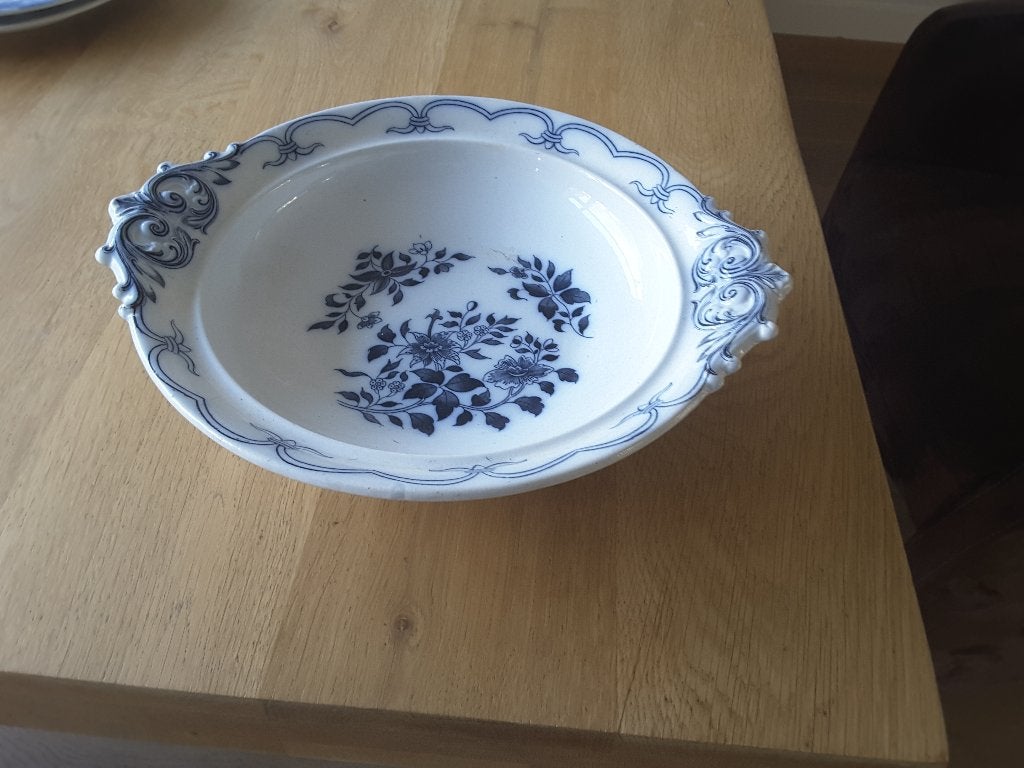 Delfts blauw bord Doorsnee 25cm onbeschadigd, Ophalen