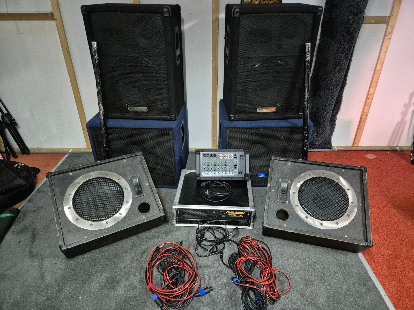Complete zanginstallatie voor band, Ophalen