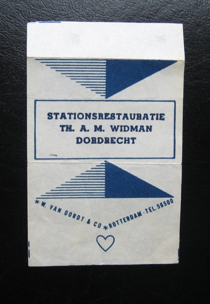 13/3423 Dordrecht - wikkel Stationsrestauratie, Verzamelen, Verzenden, Nederland