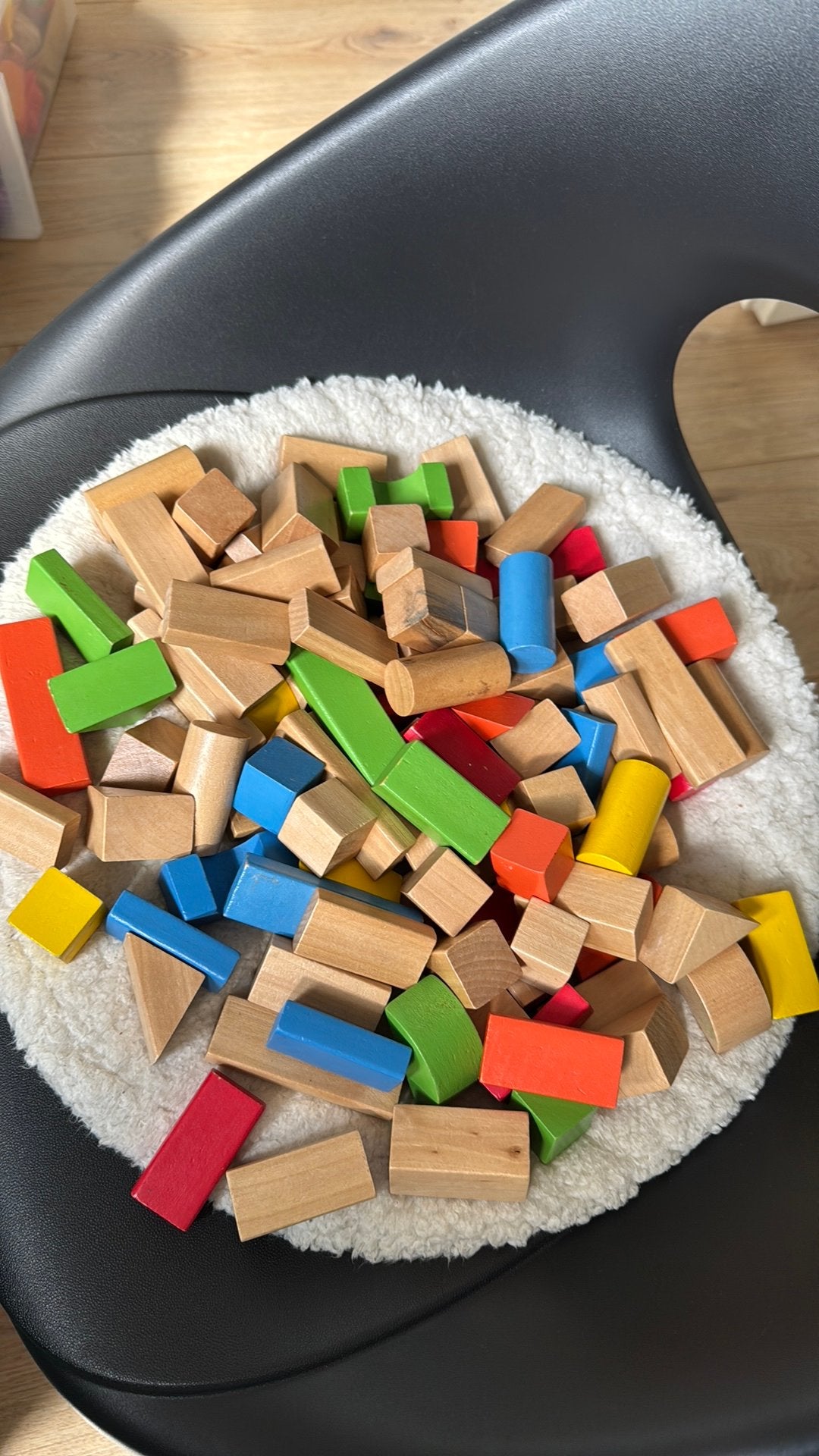 Houten stapelblokken compleet 100 stks vanaf 18 mnd+, Ophalen of Verzenden