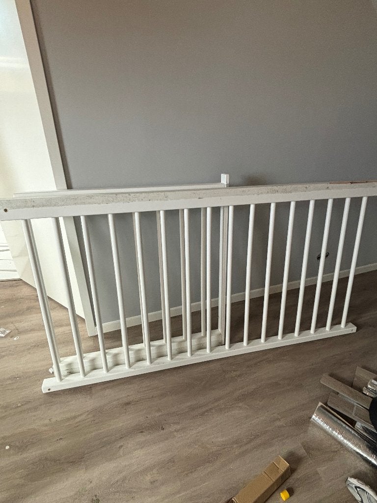 Trap hek hout nieuw afgehaald, Kinderen en Baby's, Traphekjes, Ophalen, Overige typen, Zo goed als nieuw, 115 cm of meer