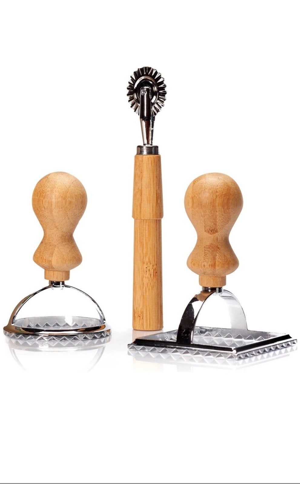 Ravioli- en Knoedelstekers Set (2 stuks + deegwiel, Ophalen of Verzenden, Nieuw