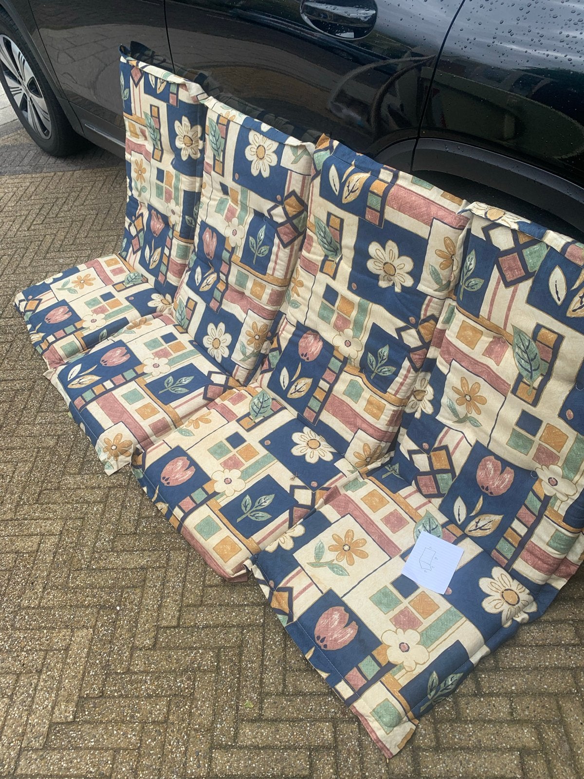 Set van 4 tuinkussens, Ophalen, Overige merken, Gebruikt, Meerkleurig
