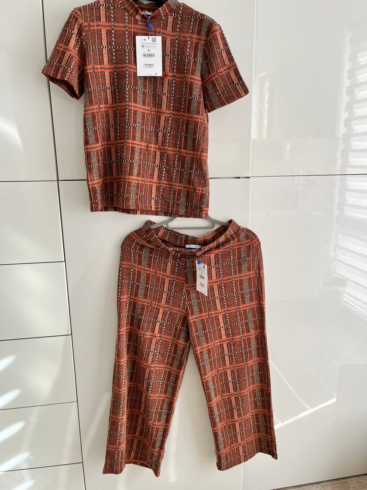 tweedelige set broek en shirt Zara huispak, Kleding | Dames, Ophalen of Verzenden, Nieuw