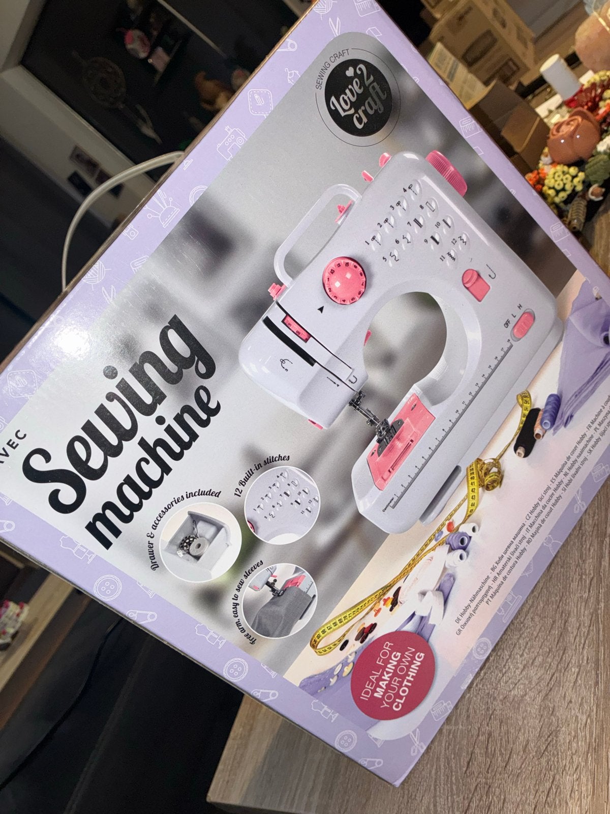 Nieuwe Love2Craft Naaimachine - Compact en compleet, Ophalen, Nieuw, Naaimachine, Overige merken