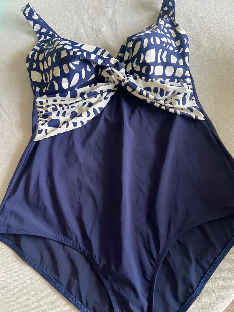Anita badpak 44D, Kleding | Dames, Badmode en Zwemkleding, Ophalen of Verzenden, Gedragen, Blauw, Badpak