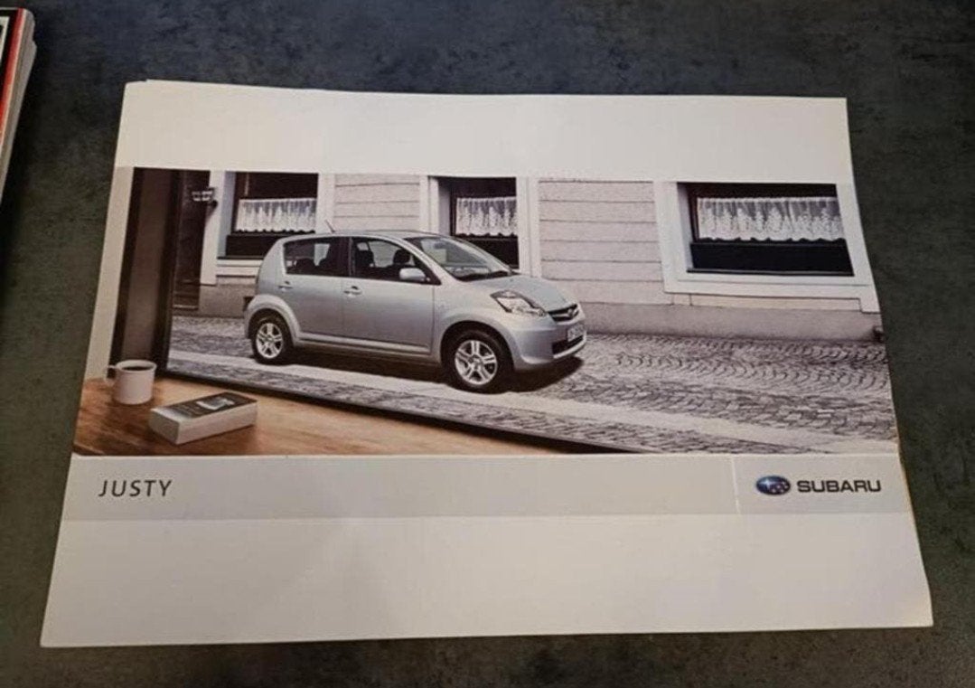 folder dealer Subaru justy, Ophalen of Verzenden, Overige merken