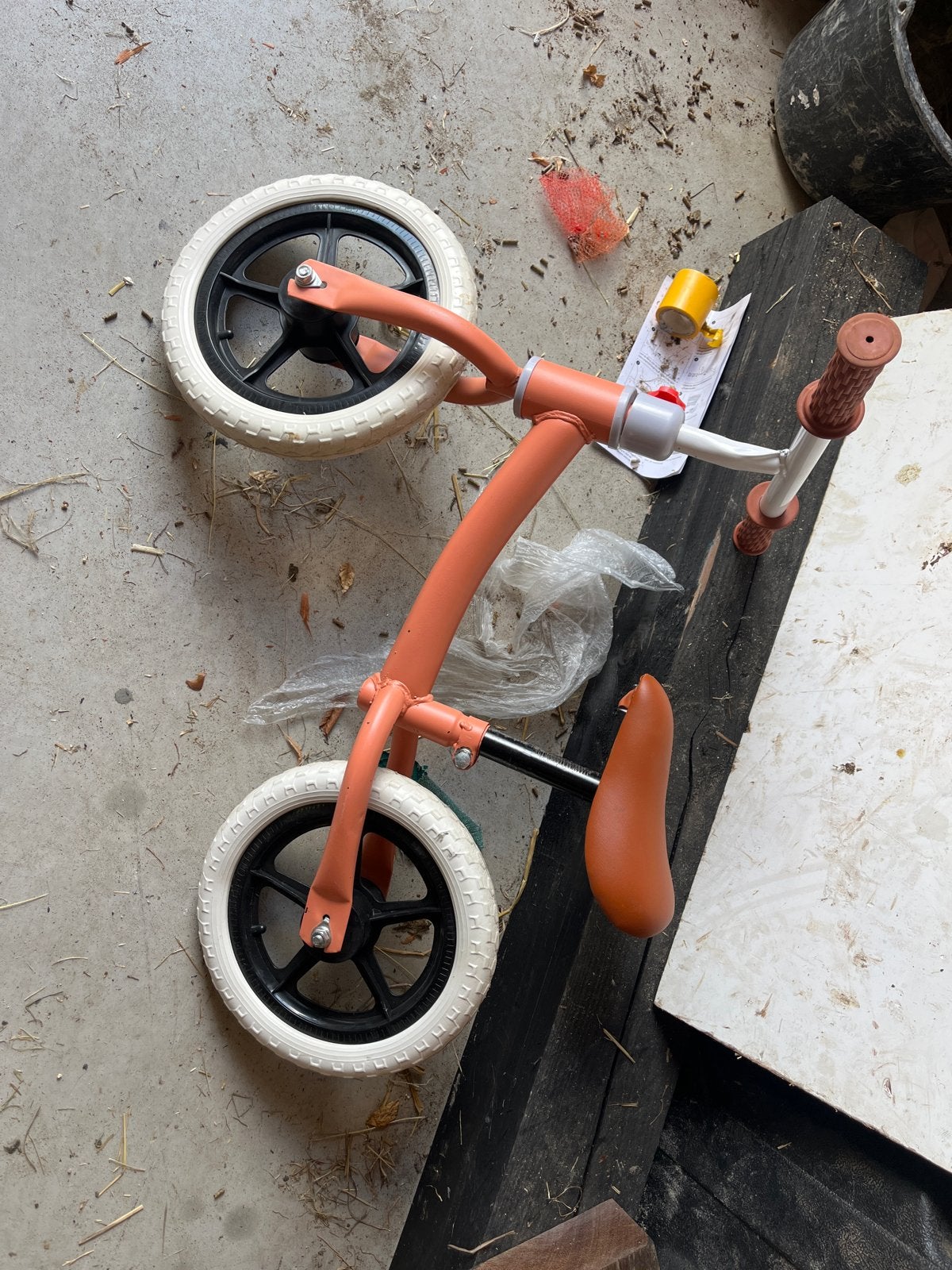 Loopfiets voor kinderen - Oranje, Ophalen, Gebruikt, Loopfiets