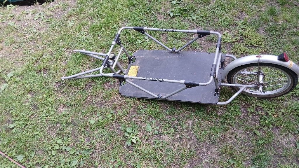 Fietskar enkel wiel, Ophalen, Gebruikt, Kinderkar, 20 tot 40 kg