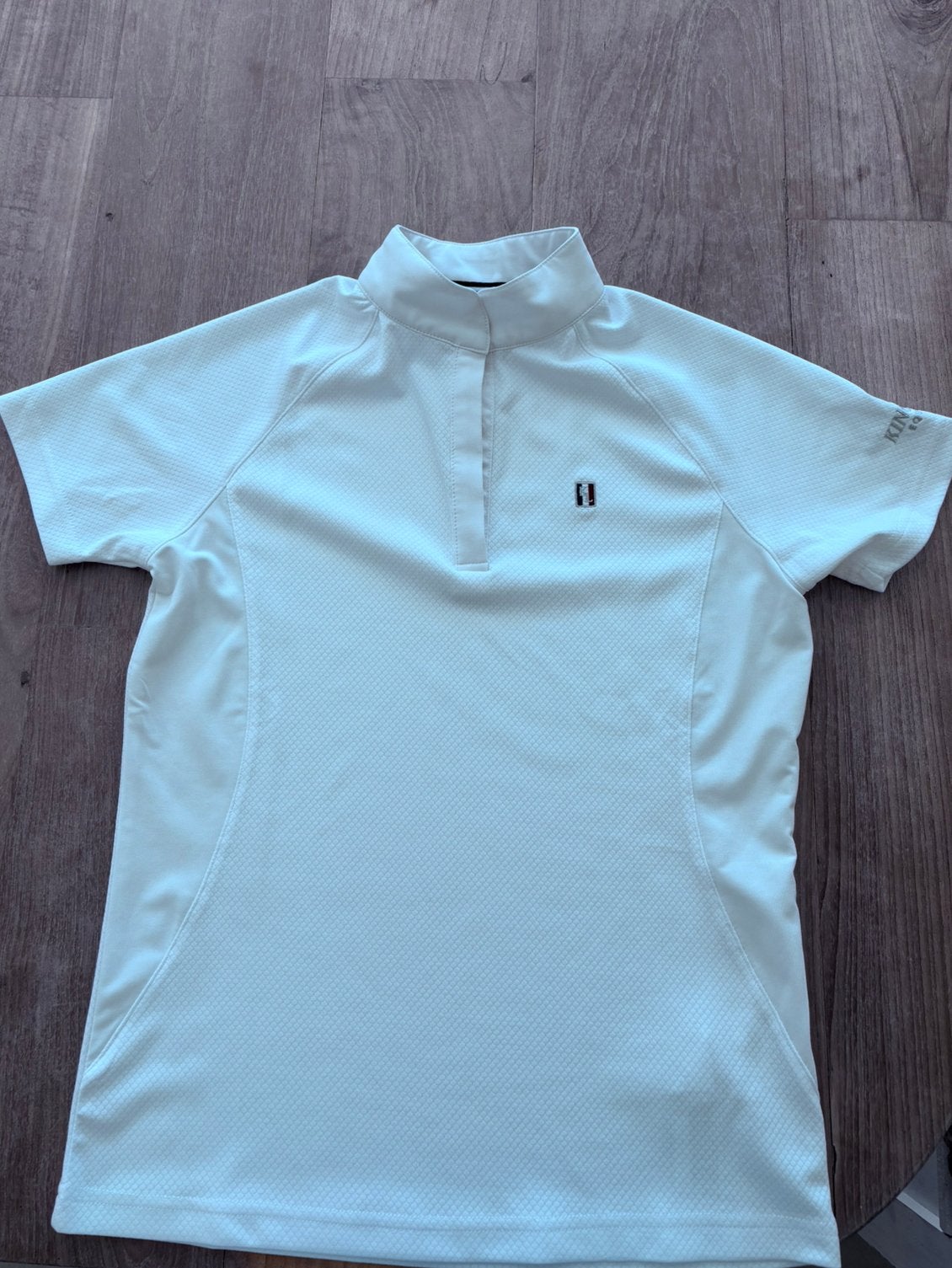 Wedstrijd polo voor paardrijden van merk Kingsland, Dieren en Toebehoren, Paardrijkleding, Ophalen, Kingsland, Dressuur, Zo goed als nieuw