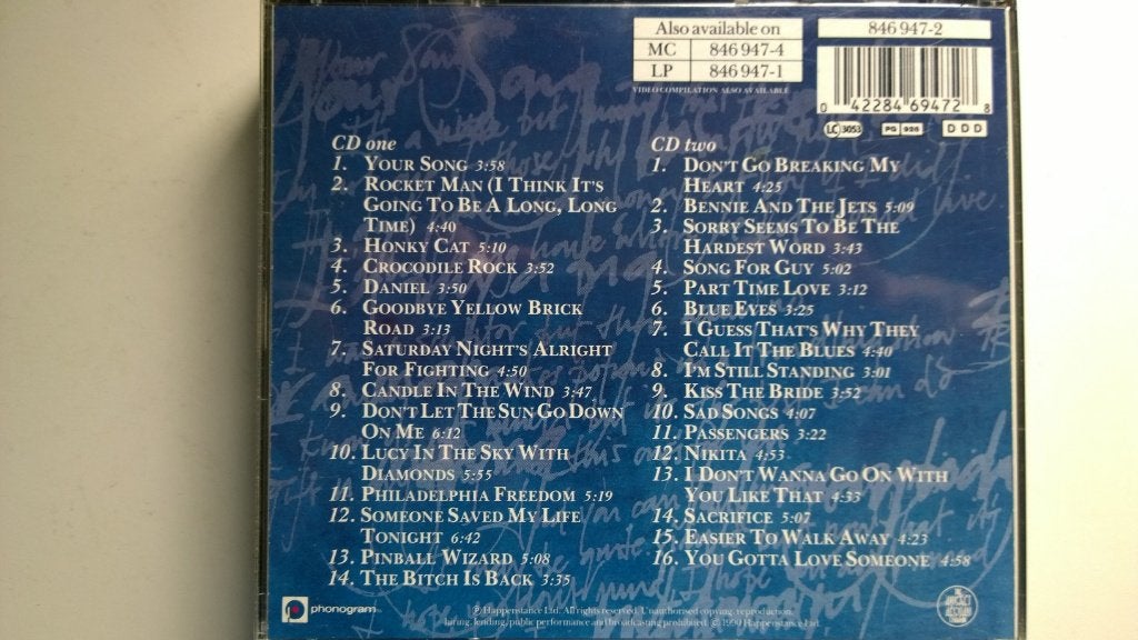 Elton John - The Very Best Of Elton John, Ophalen of Verzenden, Zo goed als nieuw, Pop, Album