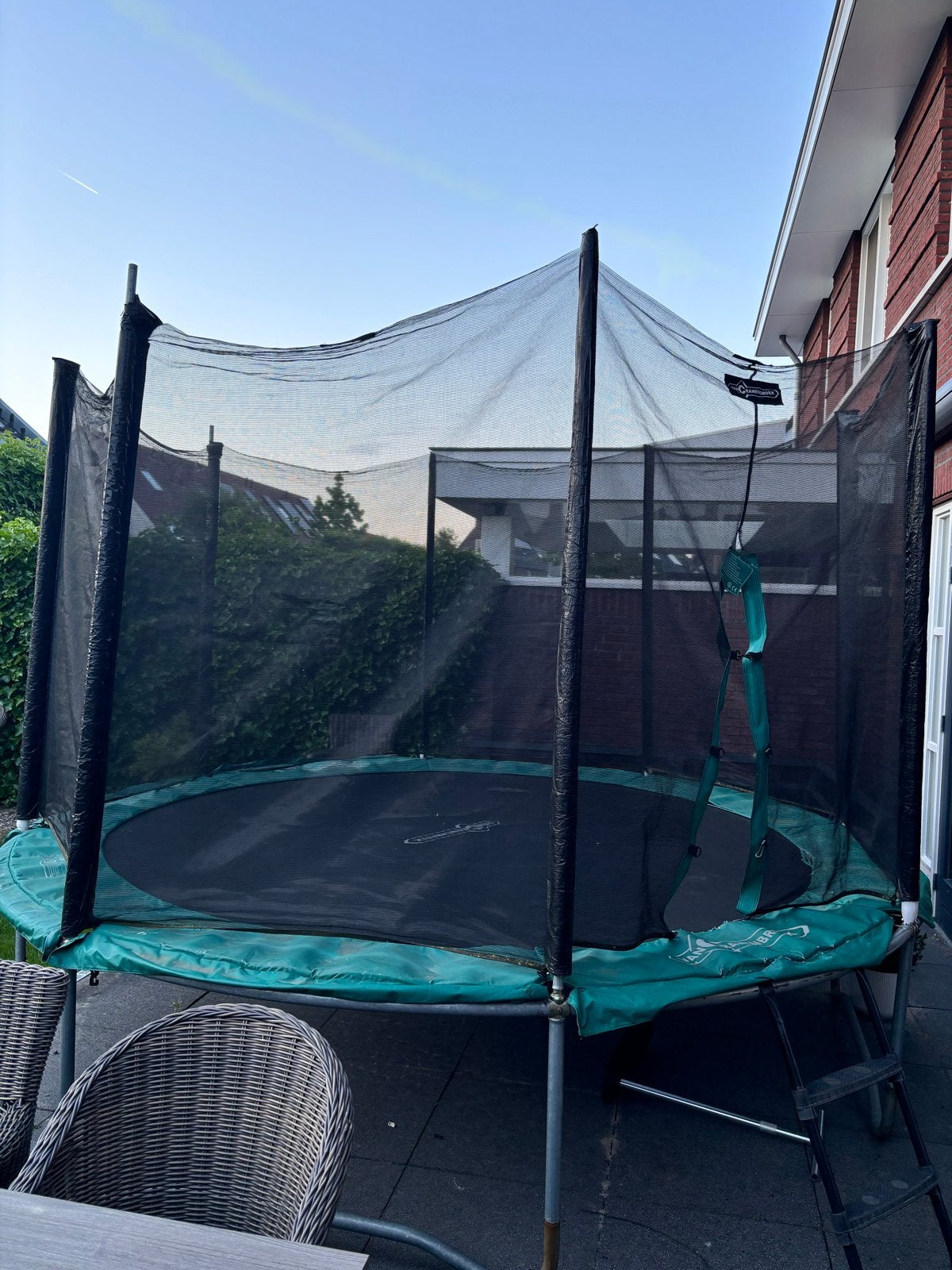 Van Cranenbroek Trampoline met Veiligheidsnet, Ophalen, Gebruikt