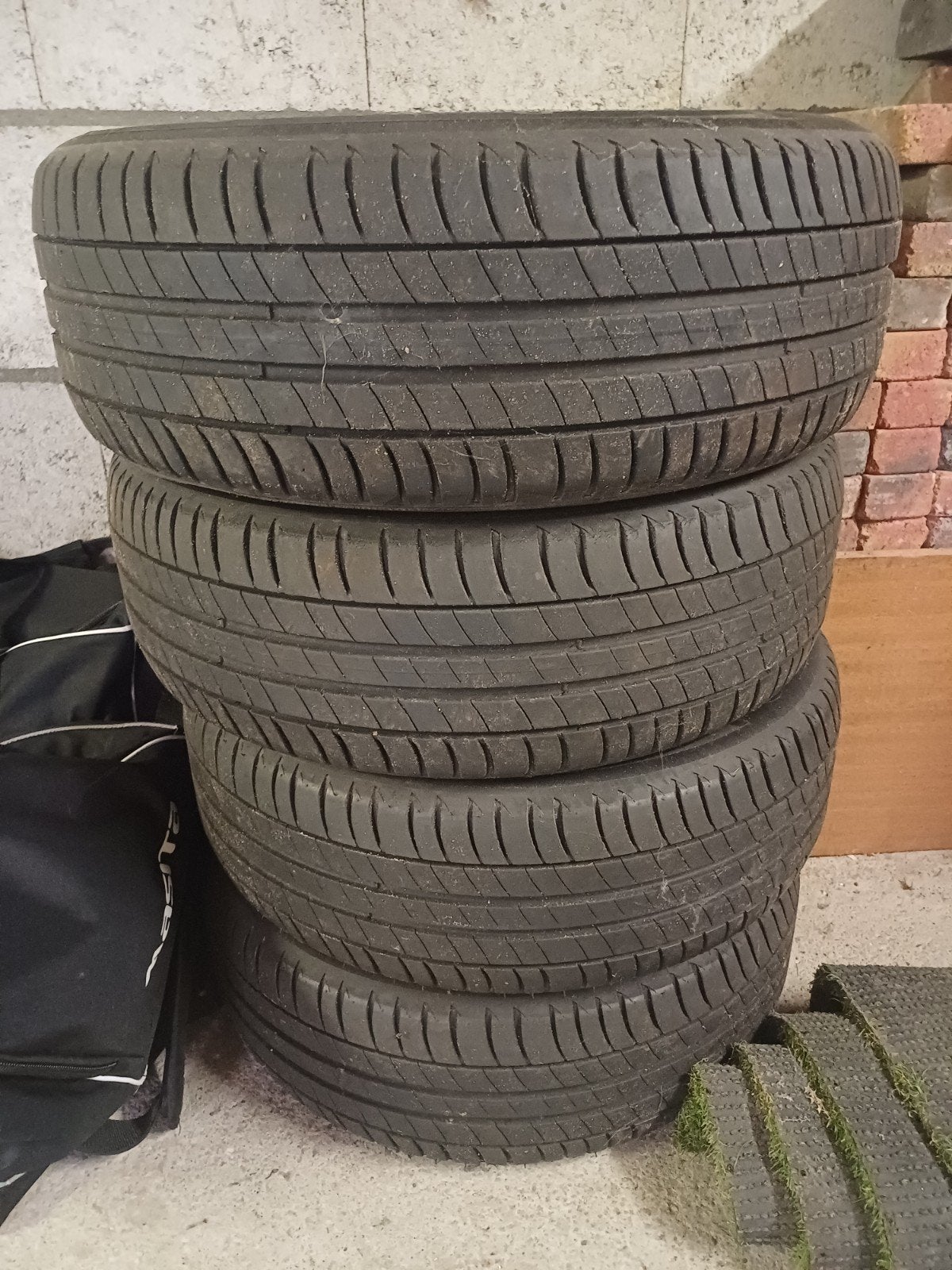 4x Michelin Primacy 3 Zomerbanden 195/55 R16, Auto-onderdelen, Banden en Velgen, Gebruikt, 16 inch, Ophalen of Verzenden, Band(en)