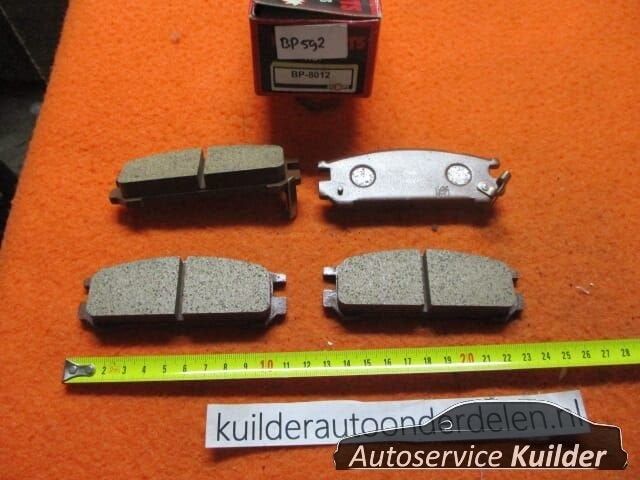Remblokken achter Subaru Imprez Legacy SVX BP592 BP8012    2, Subaru, -, -, Nieuw