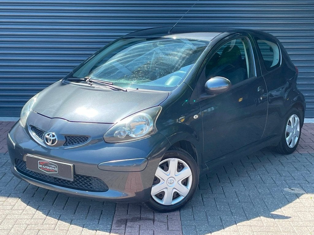 Toyota Aygo 1.0-12V + Elektr Ramen | Centrale Vergrendeling, Auto's, Toyota, Voorwielaandrijving, Stof, Zwart, 4 stoelen