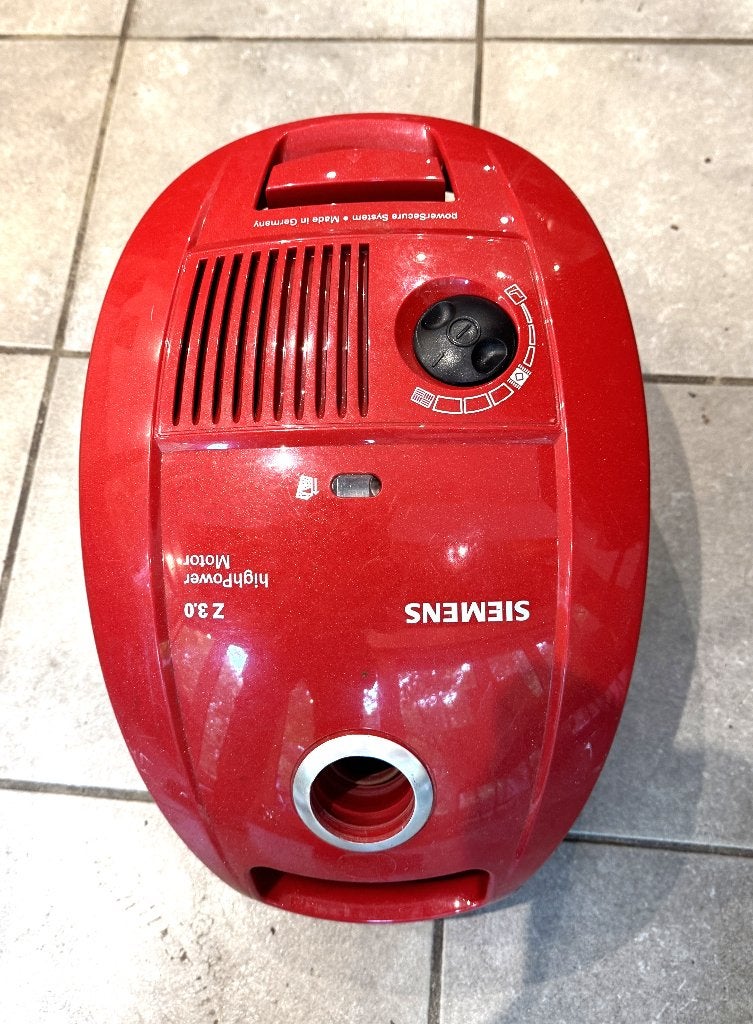 Stofzuiger SIEMENS Z 3.0 met toebehoren, weinig gebruikt, Stofzak, Siemens, Gebruikt, Geschikt voor harde vloeren