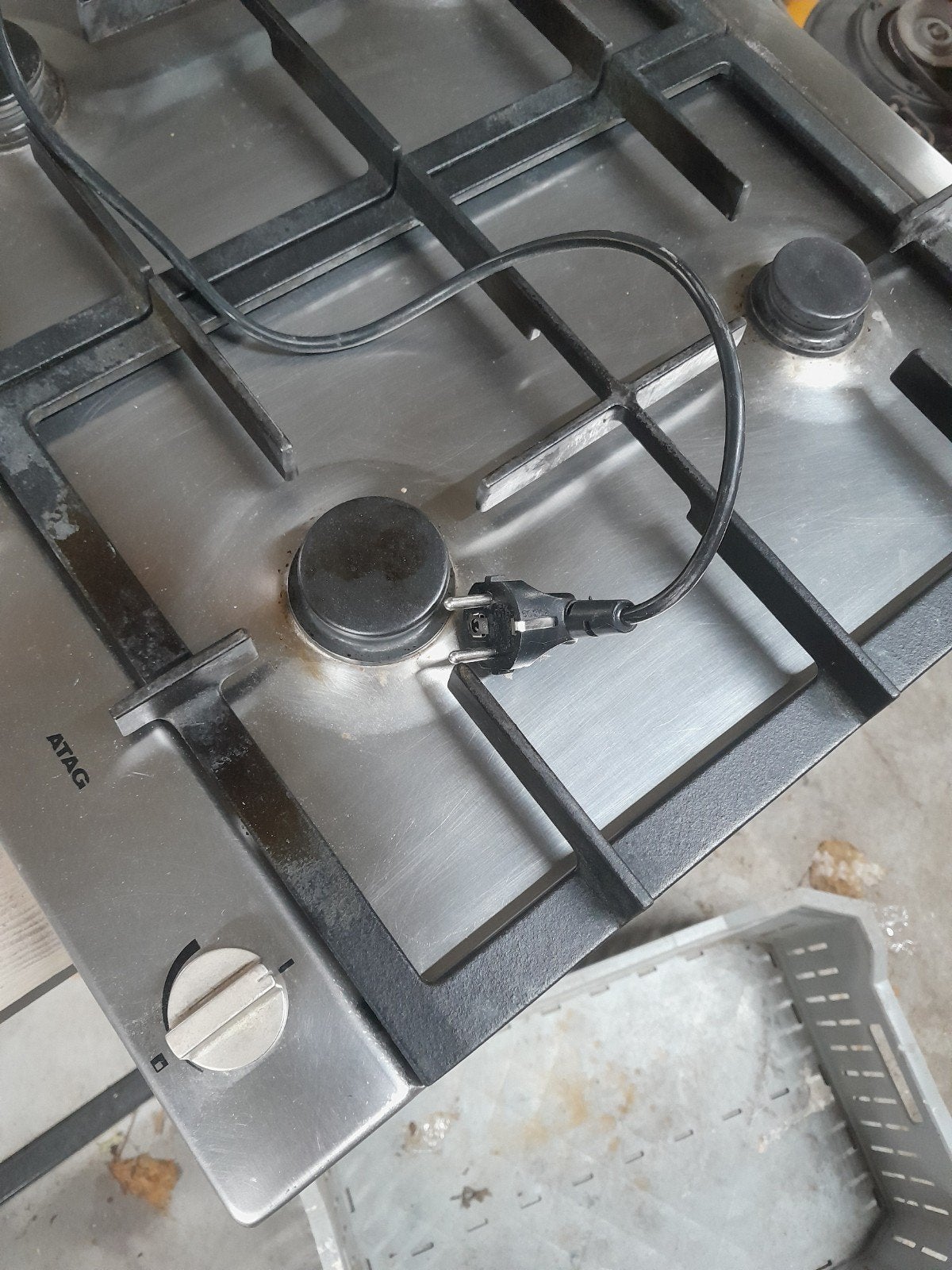 gas kookplaat, Witgoed en Apparatuur, Kookplaten, Ophalen, Inbouw, Gas, 4 kookzones