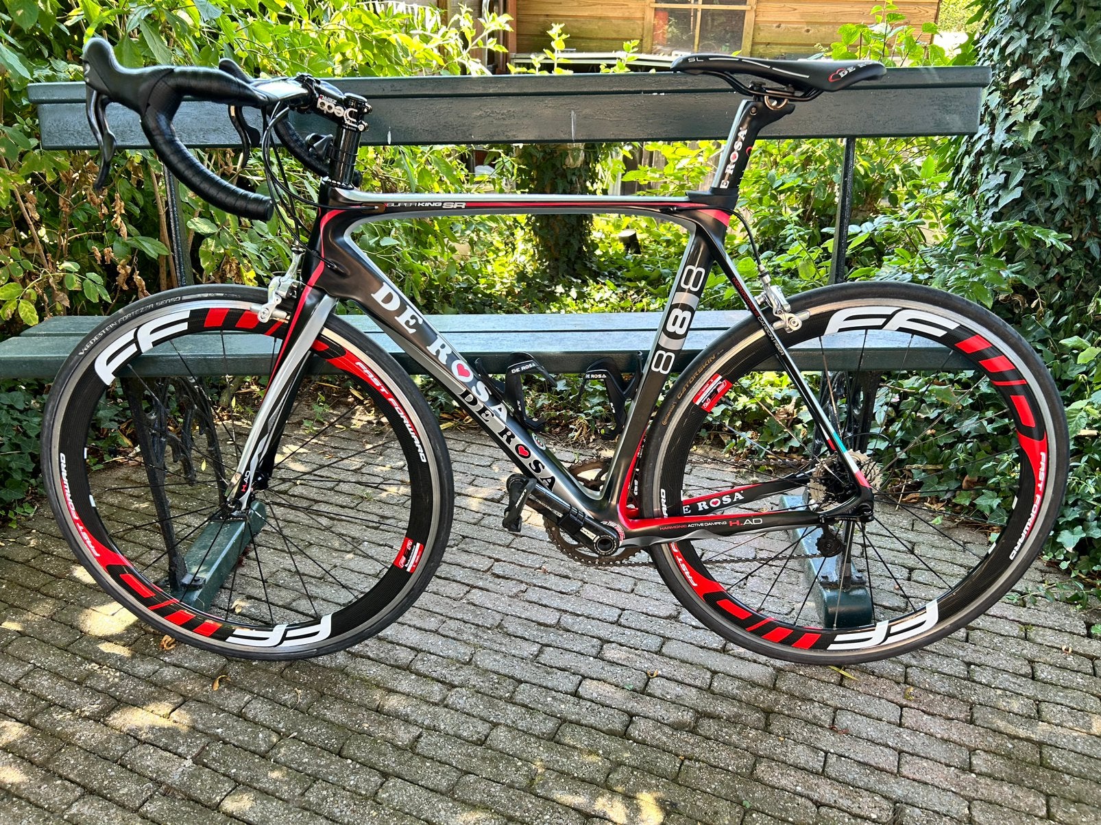 De Rosa Superking SR 888, Carbon, Zo goed als nieuw, Meer dan 20 versnellingen, 53 tot 57 cm