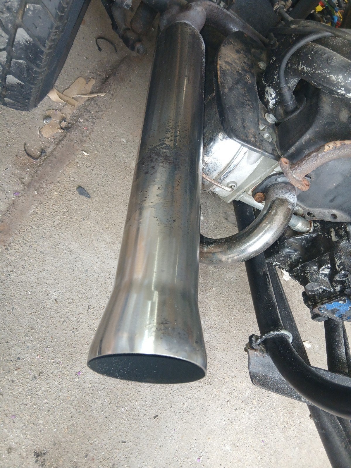 Te koop trike vw buggy uitlaat, Ophalen
